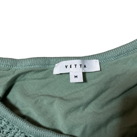 Vetta one shoulder knit top Women’s size Medium in Seafoam / Green - Picture 4 of 6